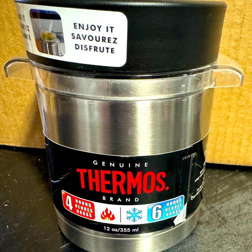 Thermos 12 oz Food Container with Microwave Jar